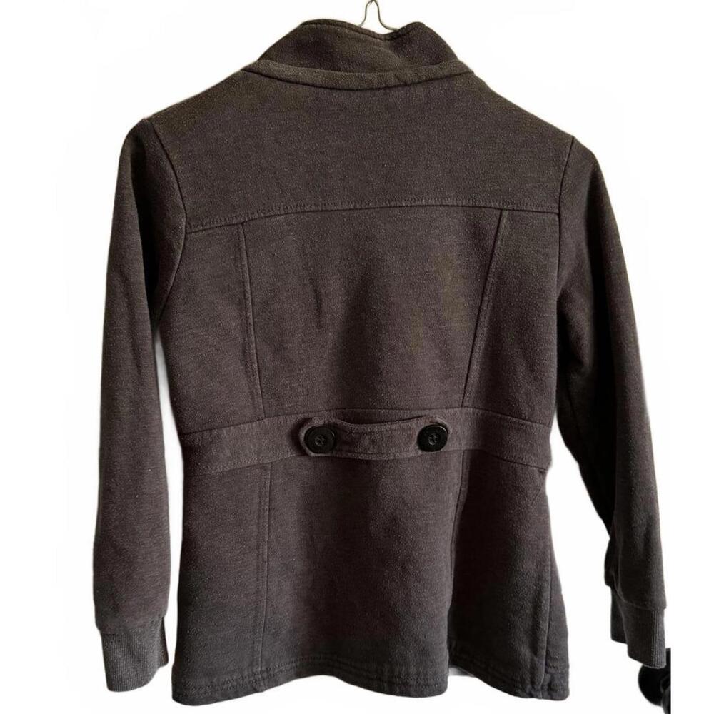 Limited Too Toggle Coat Charcoal Gray Fleece Peacoat Girls 10/12 Y2K Jacket - Picture 3 of 5